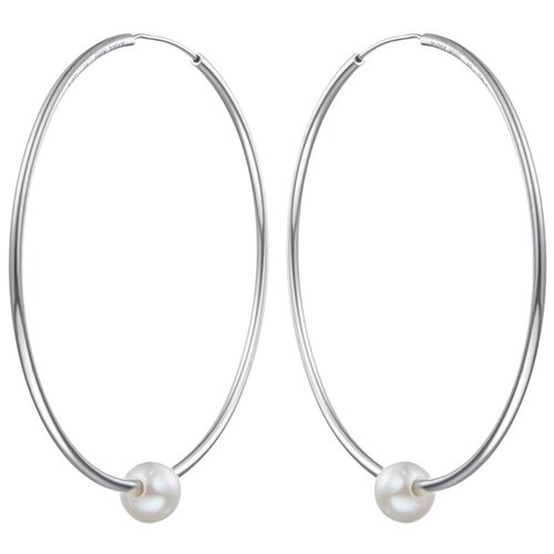 Серьги серебро, 925 проба, жемчуг