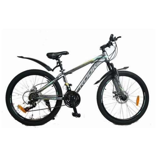 Велосипед Rook 24 MS241D серо-желтый 2393300₽