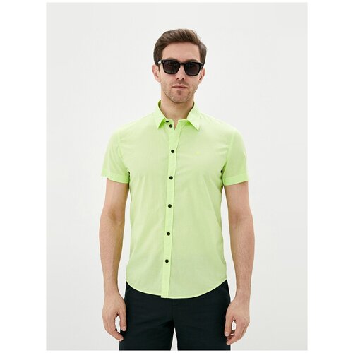Рубашка baon Рубашка с тёмными пуговицами Baon, размер: M, зеленый зеленого цвета