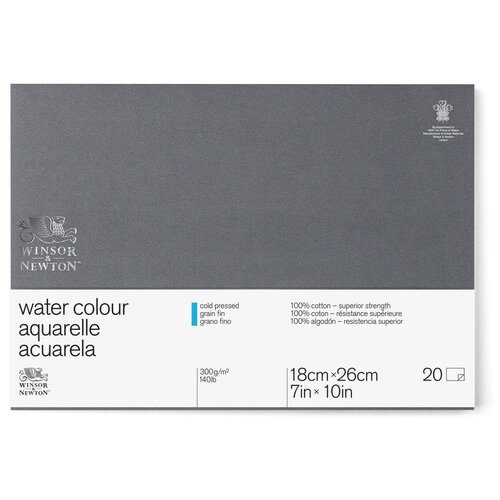 Бумага для акварели Winsor &Newton Блок для акварели Winsor &Newton Professional Фин 18x26 см, 20 листов