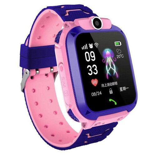 Детские умные часы Smart Baby Watch Q12 Wi-Fi, голубой/синий