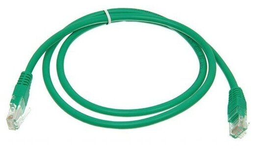 Патч-корд UTP CAT5e 0.25м Cablexpert PP12-0.25M/G RJ-45 кабель - зелёный