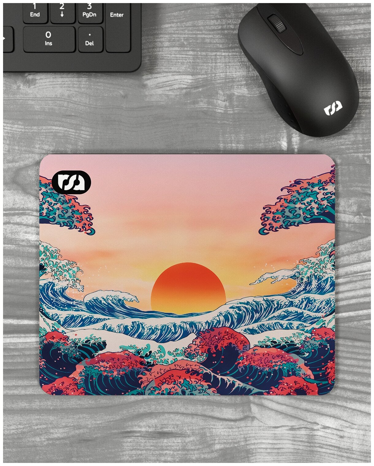 Коврик для мыши RSQ Basic Wave_Art_3 XS