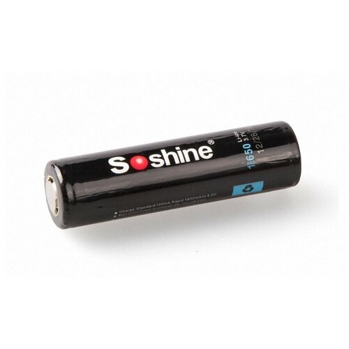 Аккумулятор Soshine 3600 mAh 3,7V, защищенный