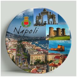 Декоративная тарелка Италия-Неаполь, 20 см