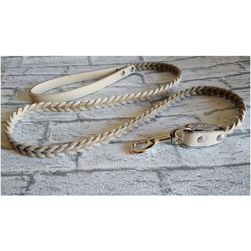 Поводок для собак кожаный 