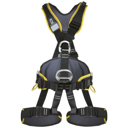 Страховочная система полная Singing Rock Worker 3D Standart W0081DR, S, black/yellow альпинистское снаряжение singing rock страховочная система expert 3d standart xl