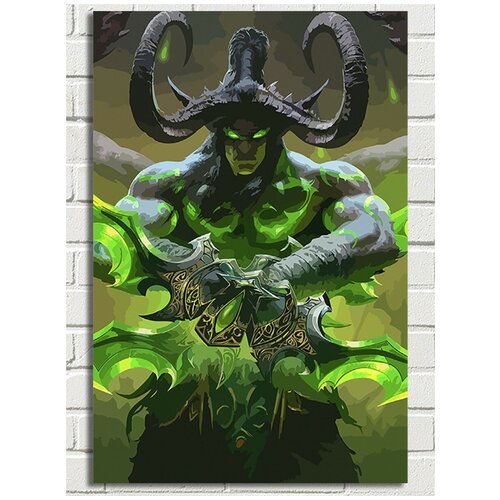 Картина по номерам игра Warcraft WOW World of Warcraft - 6751 В 60x40 картина по номерам игра warcraft wow world of warcraft 6746 в 60x40