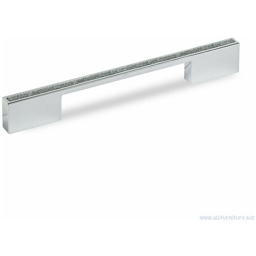 Ручка мебельная скоба 192 мм, IN.01.4166.192.PC хром