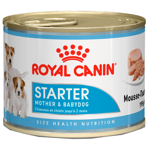 Влажный корм для кормящих собак и щенков Royal Canin Starter Mousse 195 г