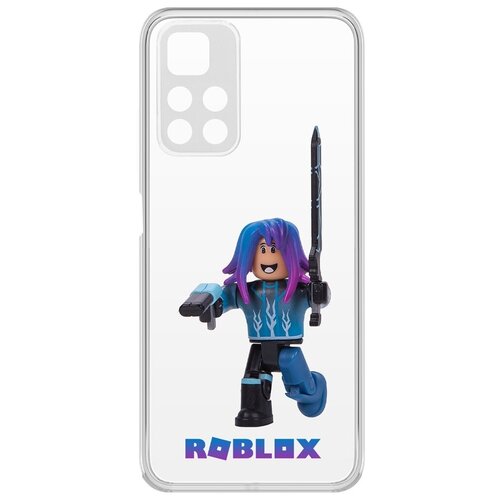 Чехол-накладка Krutoff Clear Case Roblox-Паркурщик для Xiaomi Redmi Note 11 Pro чехол накладка krutoff soft case roblox классический нуб для xiaomi redmi note 11 pro черный