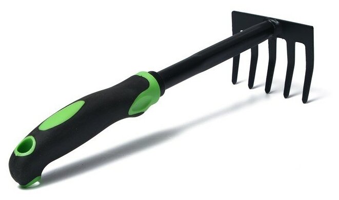 Greengo Грабли прямые, длина 37,5 см, пластиковая ручка - фотография № 2