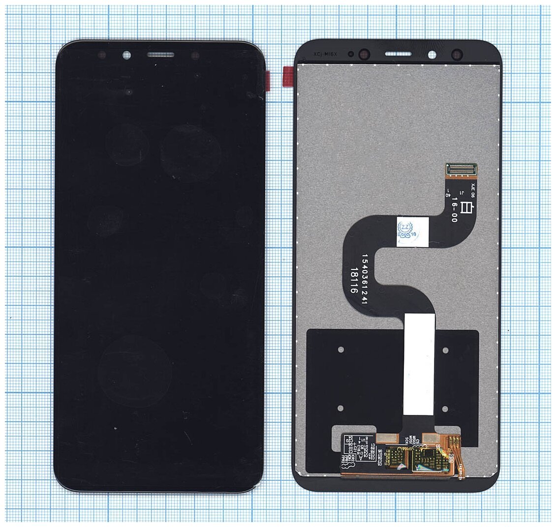Модуль (матрица + тачскрин) для Xiaomi Mi A2 / Mi 6X черный