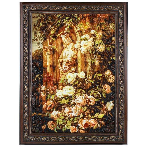 Панно «Нотр Дам де Роз» с балтийским янтарем