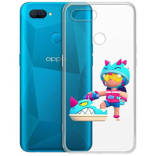 фото Чехол-накладка clear case brawl stars-аквабайкер джеки для oppo a12/a11k/a7/a5s krutoff group