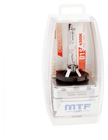 Лампа газоразрядная MTF Light D1S, 85В, 35Вт, 4300К ORIGINAL