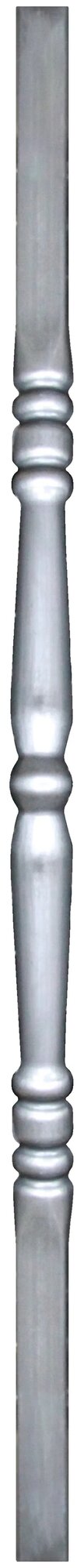 Набор балясина кованых металлических Royal Kovka, 9 шт., диаметр 42 мм, квадратные окончания 33х33 мм, арт. 33*33.1 КВ 9 - фотография № 2