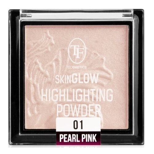 TF Cosmetics Хайлайтер Skin Glow Highlighting Powder, 01 pearl pink хайлайтер для лица tf хайлайтер для лица skin glow highlighting powder