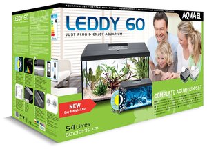 Аквариум LEDDY SET PLUS 60 черный 54 л