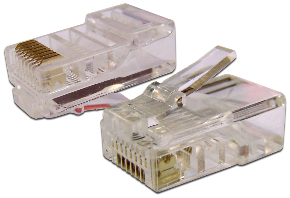 Коннектор RJ-45 TWT , 100 шт. (TWT-PL45-8P8C)