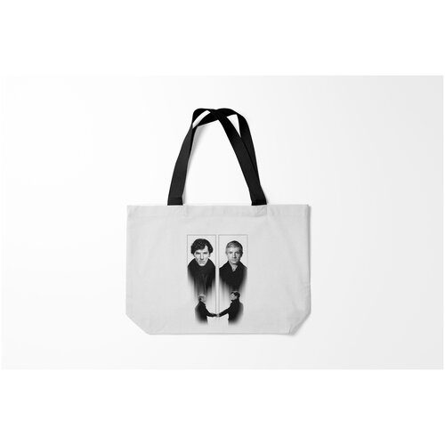 фото Сумка-шоппер / 46х35 см / сериалы / шерлок холмс sherlock burnettie