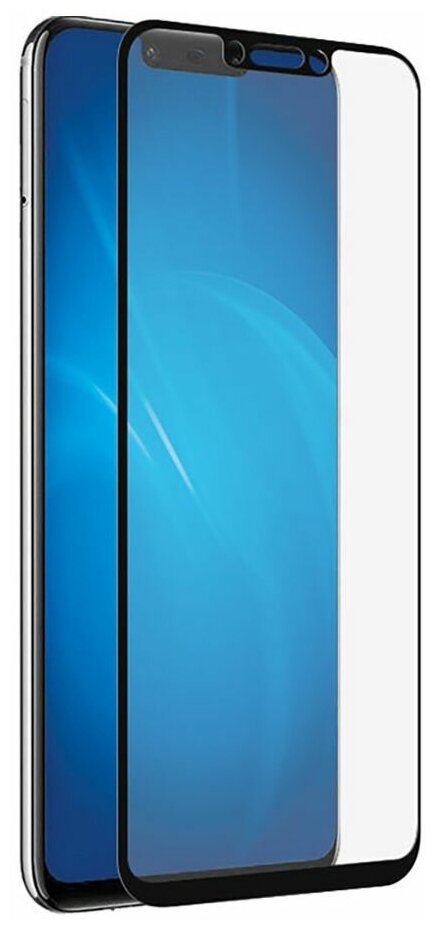 Защитное стекло 3D Tempered Glass для Huawei Nova 3 / Nova 3i / Mate 20 Lite / Honor Play полный клей ( черная рамка )