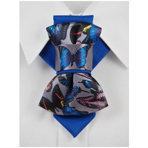 Бабочка Ruty, голубой, серый