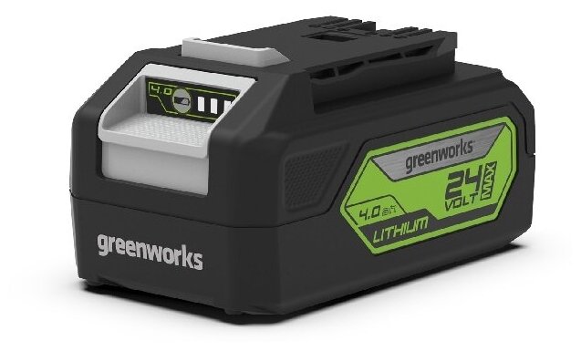 Газонокосилка аккумуляторная Greenworks Арт 2516107UB 24V 33 бесщеточная с 1хАКБ 4Ач и ЗУ