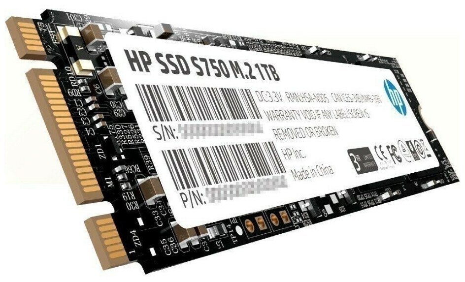 SSD накопитель HP S750 256ГБ