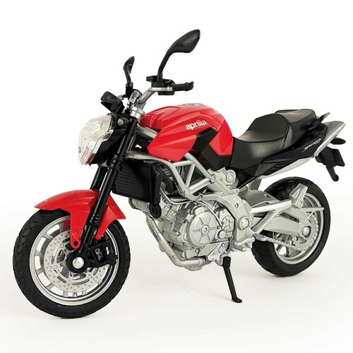 Мотоцикл WELLY 1:18 Aprilia Shiver 750 красный мотоцикл welly 1 10 aprilia rsv 1000 r factory красный