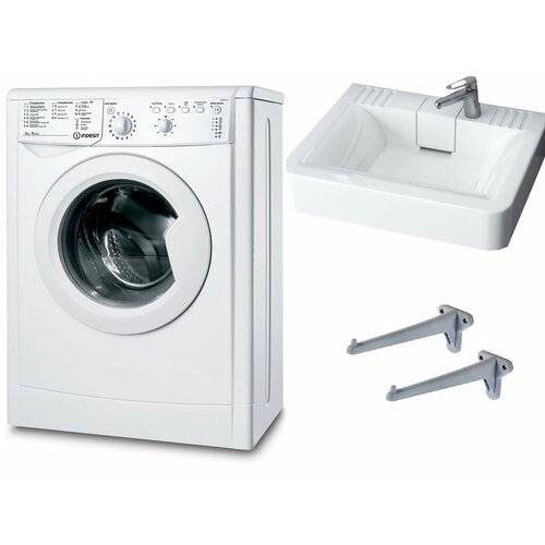 Стиральная машина Indesit IWUB 4105 и раковина Марсель 50 3355000₽