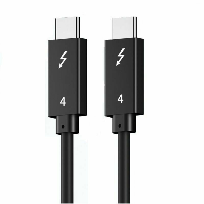 Кабель Thunderbolt 4 (USB4, Type-C) 8K@60Hz, 40Gbps, PD 100W, 2 метра