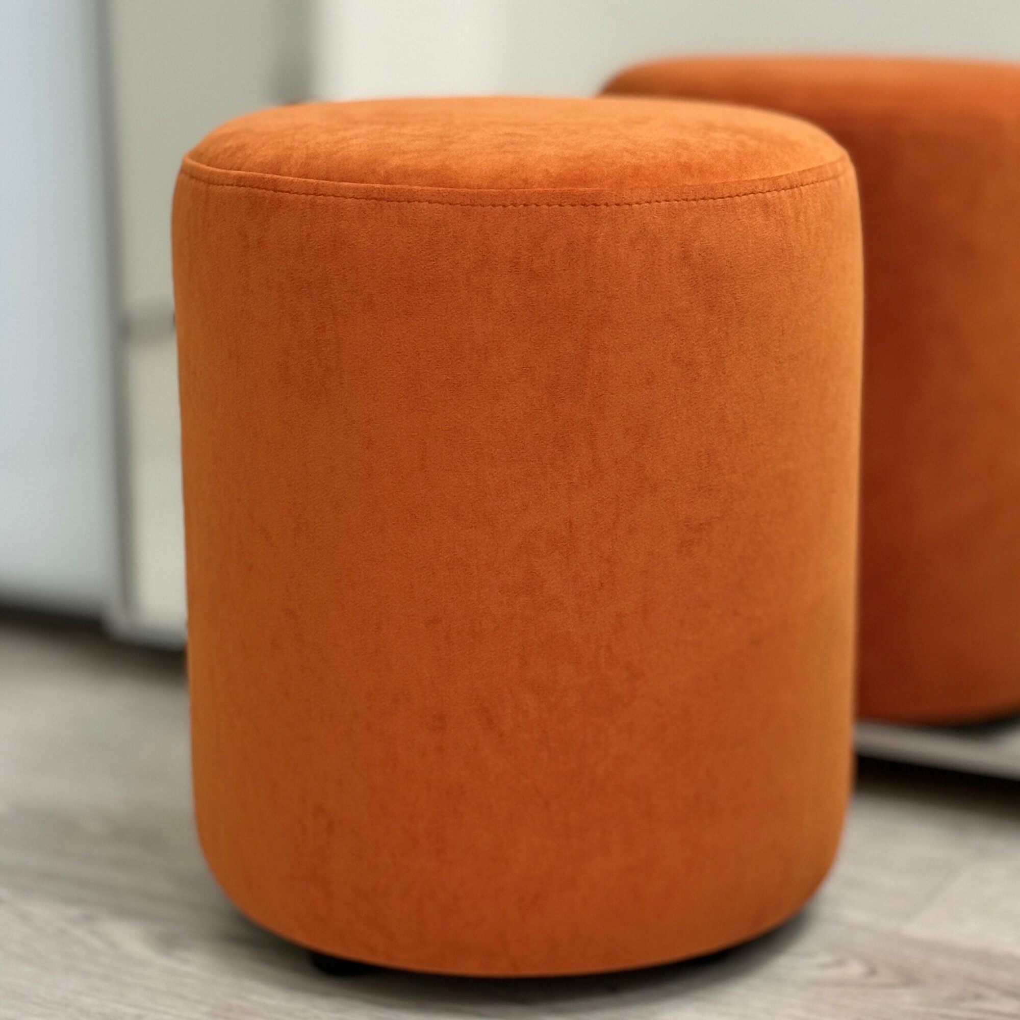 фото Пуф круглый "Desert" (оранжевый)