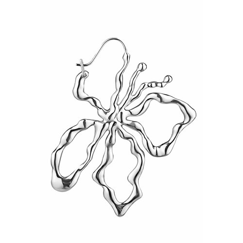 Моносерьга Зяблик, серебряный