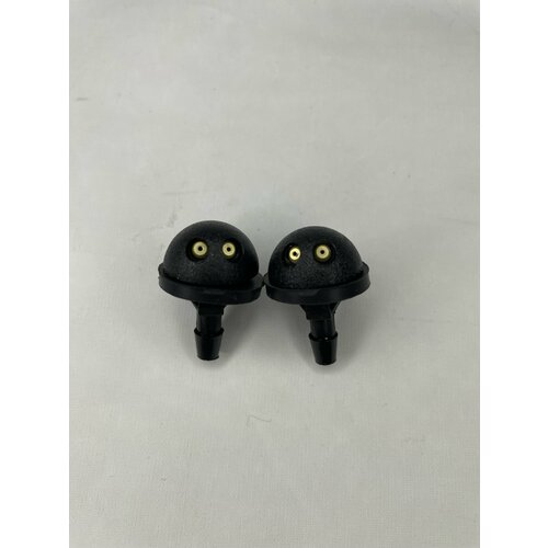 Жиклер форсунка распылитель омывателя стеклоомывателя 2 сопла лобового ветрового стекла комплект 2шт ВАЗ-2123 Нива Шевроле Тревел Урбан Бронто Лада Гранта Приора Калина ОКА Датсун 686₽