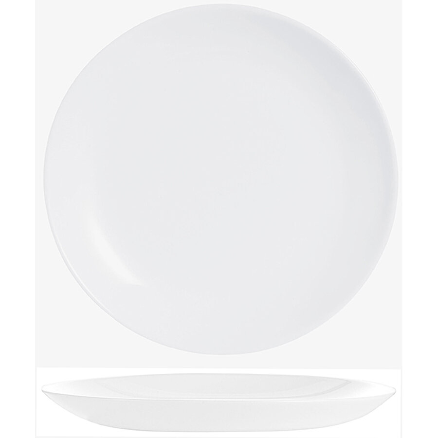фото Тарелка "Evolutions White" круглая 19х19х1.7 см, белый, стекло, Arcoroc, N9362