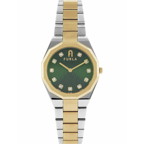 фото Наручные часы furla ladies, зеленый, золотой