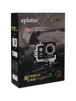 Видеорегистратор + экшн-камера "Eplutus DV-13" 4К Full HD Wi-Fi