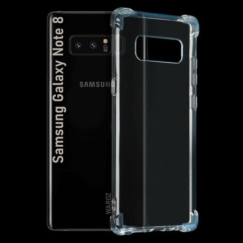 чехол силиконовый для samsung galaxy note 8 tpu 0 3 mm прозрачный Противоударный чехол для Samsung Galaxy Note 8. Силиконовый чехол с усиленными углами.