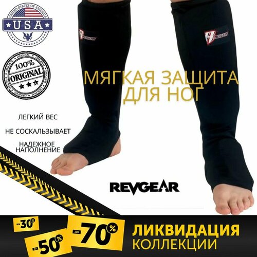 Защита голени мягкая REVGEAR CLOTH SHIN AND INSTEP PAD S / Щитки для ног/ Защита для единоборств защита ног revgear superlite mma shinguard черная xl