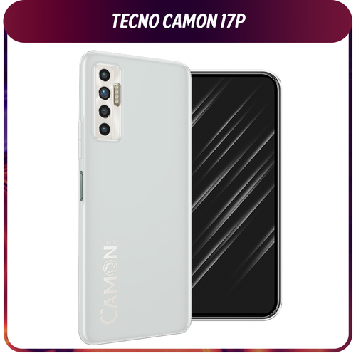 Силиконовый чехол на Tecno Camon 17P / Текно Камон 17Р, прозрачный силиконовый чехол с принтом boho для tecno camon 17p техно камон 17р