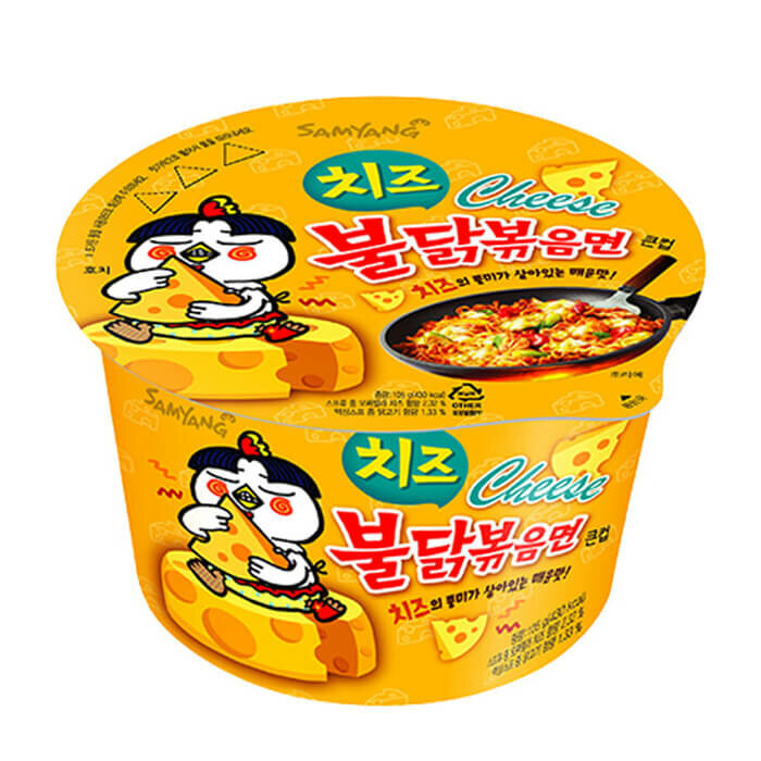 Лапша Samyang Chicken Cheese / Самоянг острая со вкусом курицы и сыра 105гр