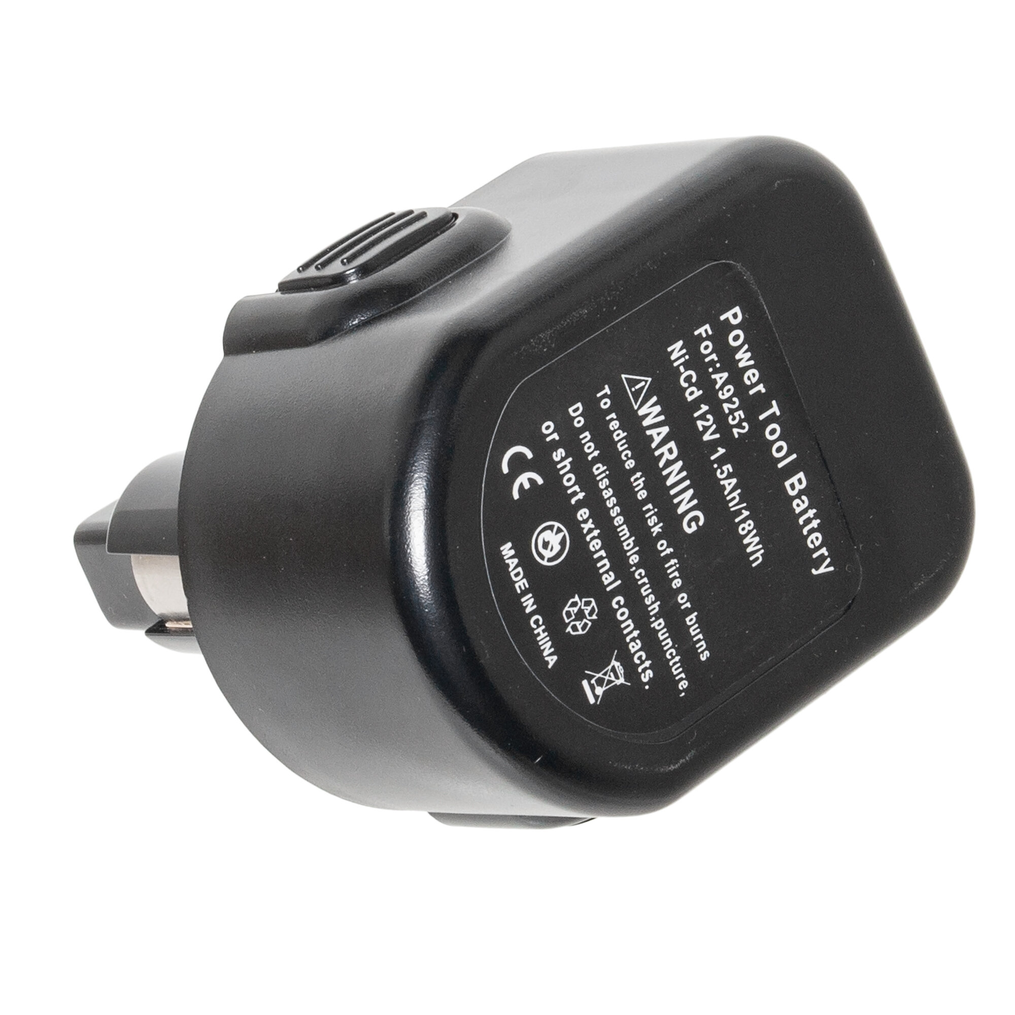 Аккумулятор DE9074 / A9252 для Black & Decker KC1262C / DeWalt DC540 / DeWalt PS130 / DeWalt DE9501 / DeWalt DE9071 / DeWalt DC9071 / DeWalt A9275 / DeWalt DE9037 / DeWalt DW9072 / DeWalt DW9071 / Black & Decker FSL12 / Black & Decker MT1203B - 1500mAh — фото 1