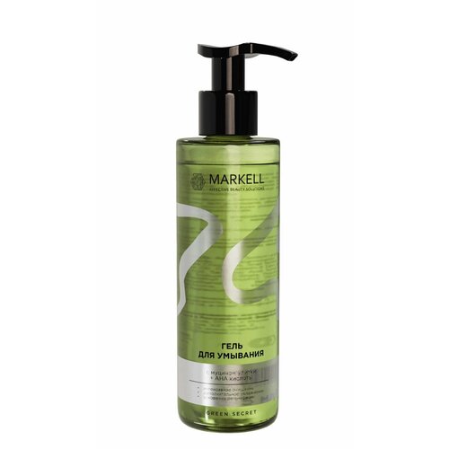 Гель для умывания Markell Green secret с муцином улитки 195 мл 492₽
