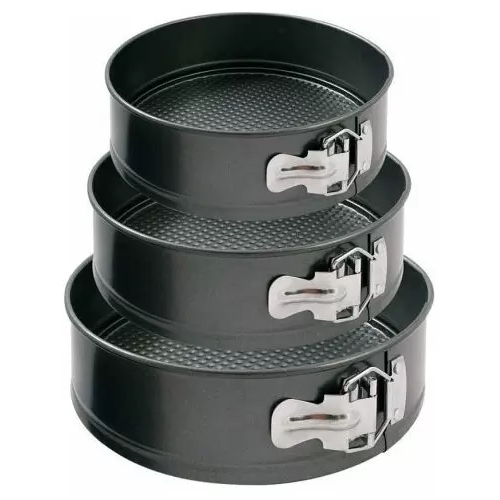 Набор круглых форм для выпечки 3шт(18,20,22)