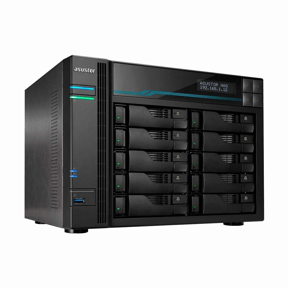 Сетевое хранилище ASUSTOR AS7110T /10BAY/E/U/8GD4 RTL черный