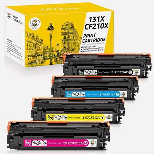 Изображение товара Комплект картриджей для HP LaserJet Pro 200 M251n / 200 color MFP M276nw HP 131X (CF210X/CF211A/CF212A/CF213A)
