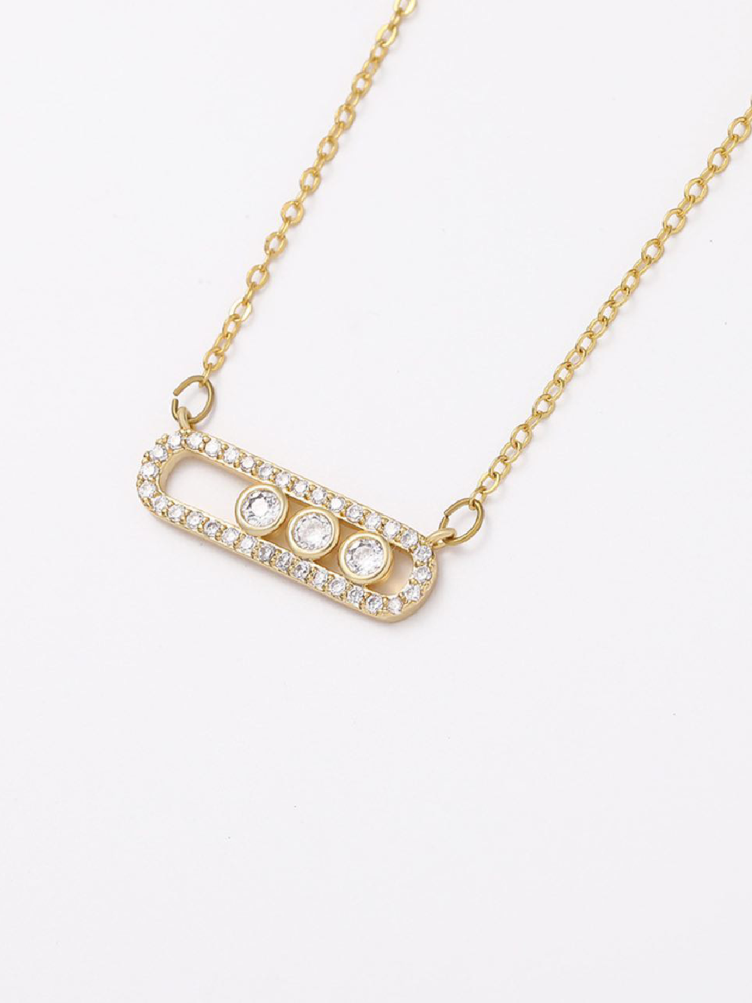 Цепь, 1 шт., длина 45 см, золотой — фото 1