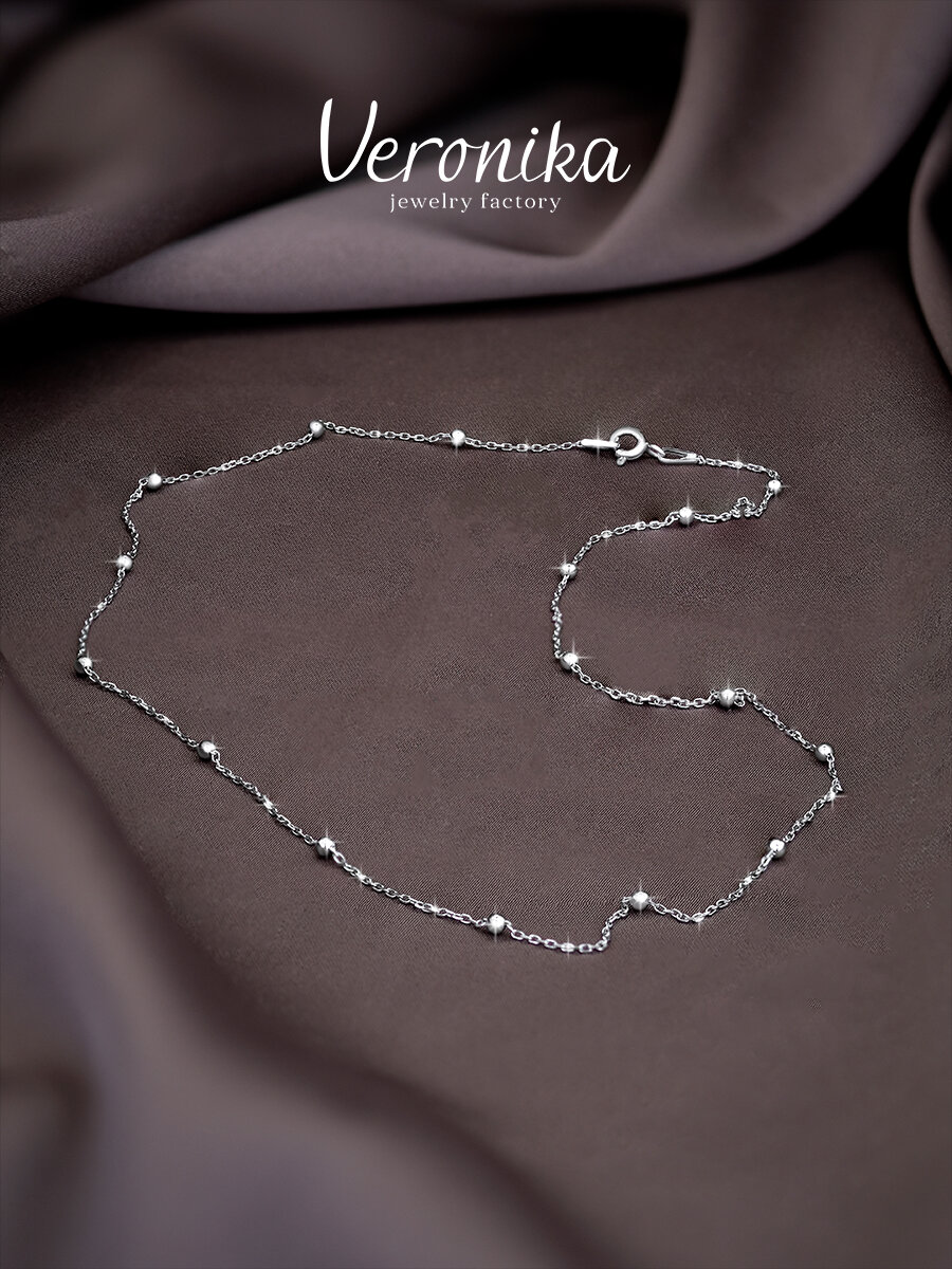 Цепь серебро, 925 проба, родирование