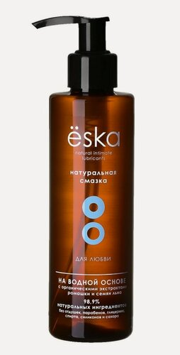 Изображение товара Интимный гель на водной основе Ёska 200 мл для естественного увлажнения